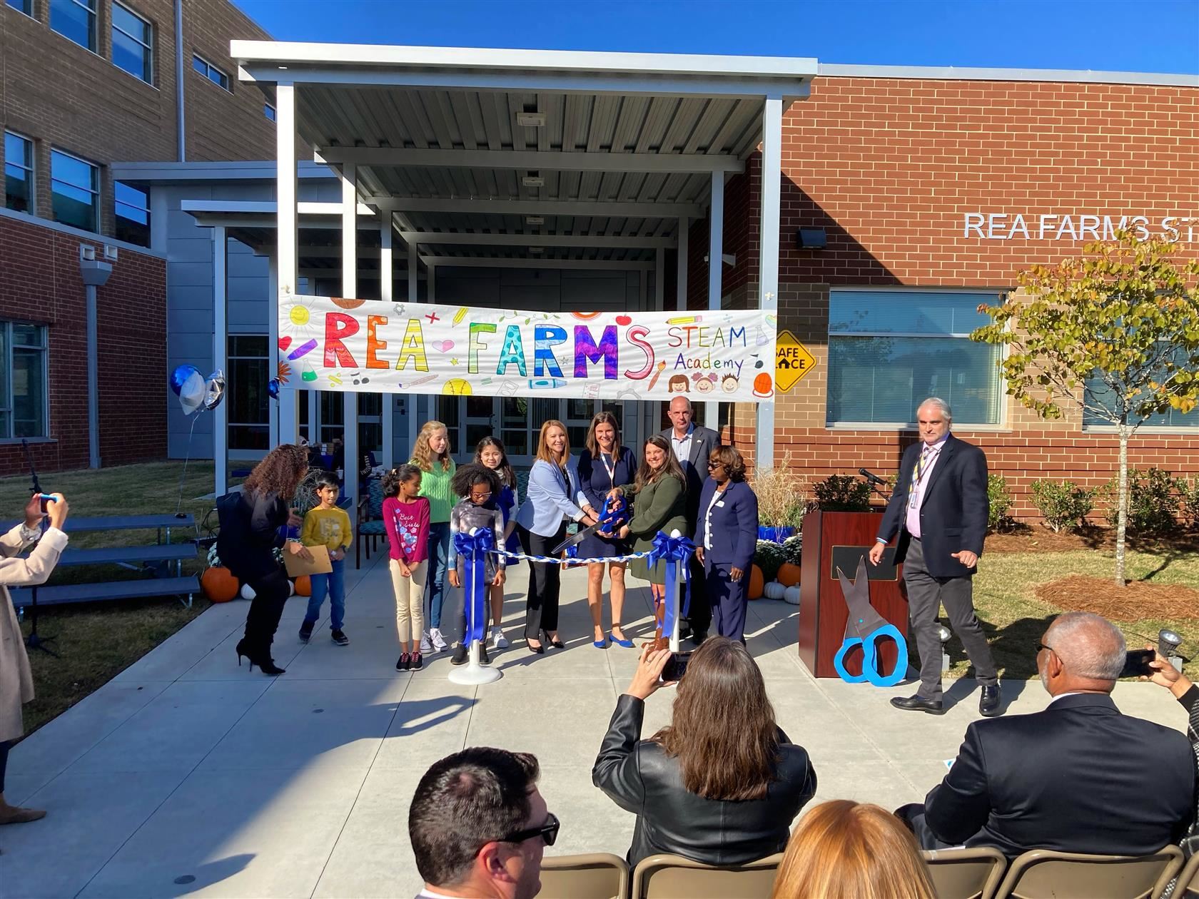 Rea Farms STEAM Academy celebrated its dedication in 2022.